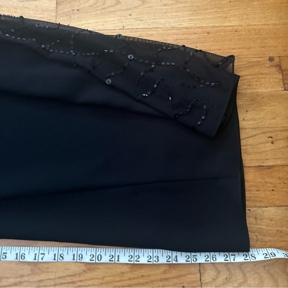 JS Collection Wide Leg Beaded Pants Size 14p - Picture 6 of 7